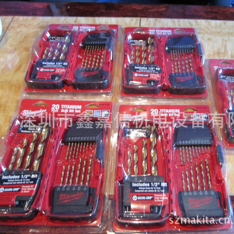现货批发米沃奇钛麻花钻头套件48-89-1105
