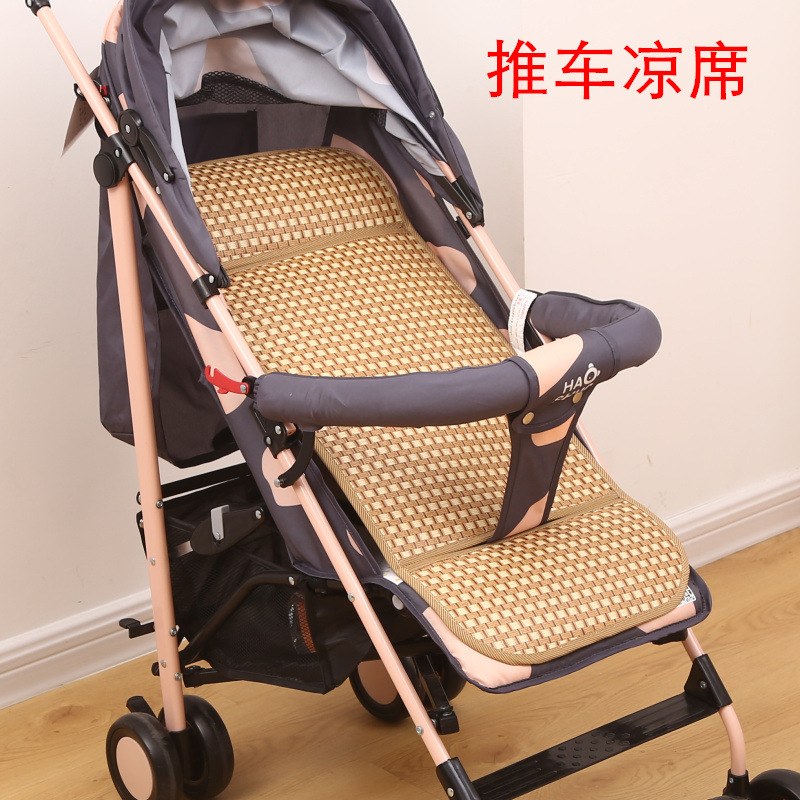 Cochecito de bebé estera de verano coche de los niños estera de verano estera de ratán de doble cara bebé estera de verano carro estera de verano