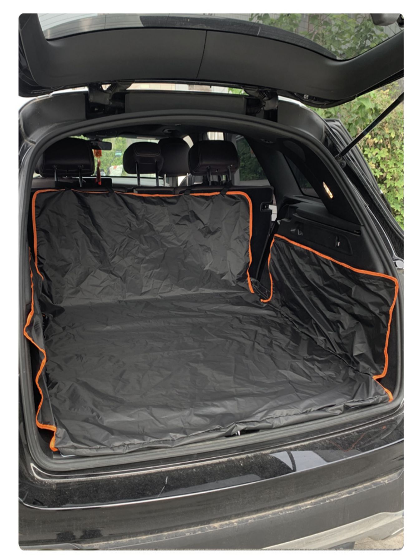 Car Trunk Pet Mat for Suvs, Sedans, and Other General-Purpose Vehicles, 210t Polyester Taffeta Pet Car Mat