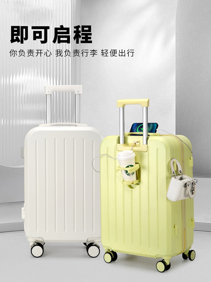 Koffer 20 Zoll Universalrollen Trolley Koffer Leiser Zahlenkombinationskoffer Robust und langlebig Großvolumiger Studentenreisekoffer Handgepäckkoffer