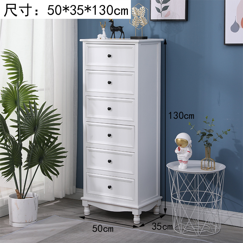 Fábrica directa armario de madera sólida estilo americano simple sala de estar dormitorio armario de almacenamiento casero pequeño armario image 17