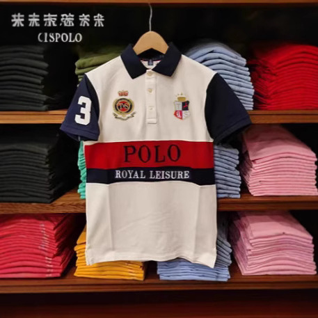 Men's Plus Size Polo Shirt, Classic Button Collar Casual Shirt, Golf Clothing