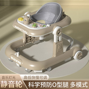 Baby Walker Anti-O-Leg Baby Kids Multi-Functional Anti-Rollover Walker Push Can Sit on Manufacturer Wholesale