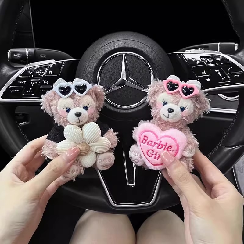 2025 nuevo modelo de automóvil de marchas de mano de Sherry Mei decoración de automóviles luces de dirección limpiaparabrisas muñecas muñecas adornos interiores