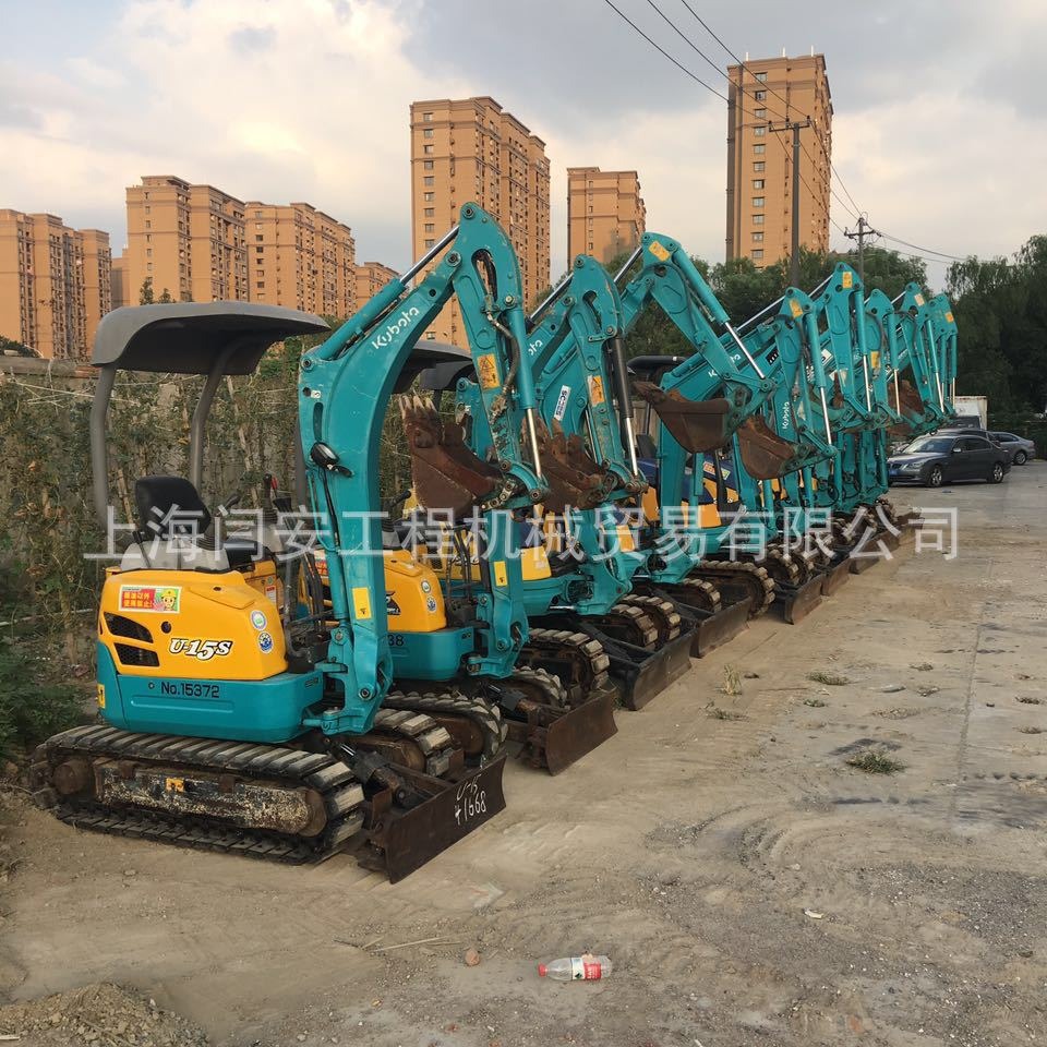 出售二手原装进口久保田15.20.25.30.35迷你微型挖掘机二手设备