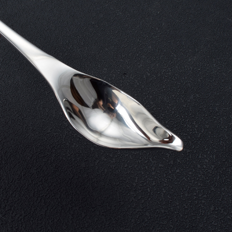 Transfronterizo de 8 piezas de acero inoxidable cucharas de alimentación cucharas de transferencia cucharas de dibujo cucharas de sabor cucharas de alimentación clip