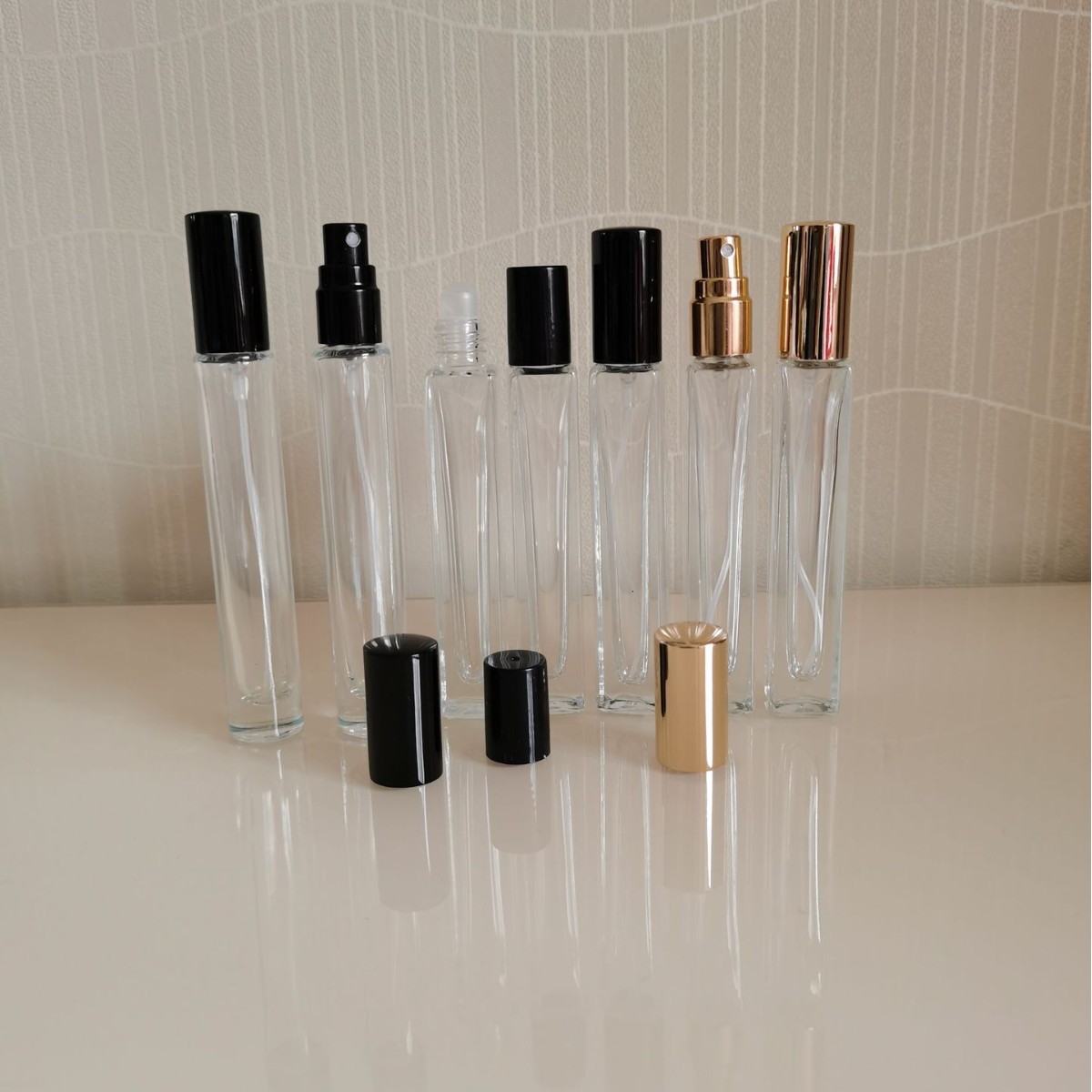 供应10毫升滚珠瓶    10毫升厚底滚珠瓶  10毫升厚底香水分装瓶