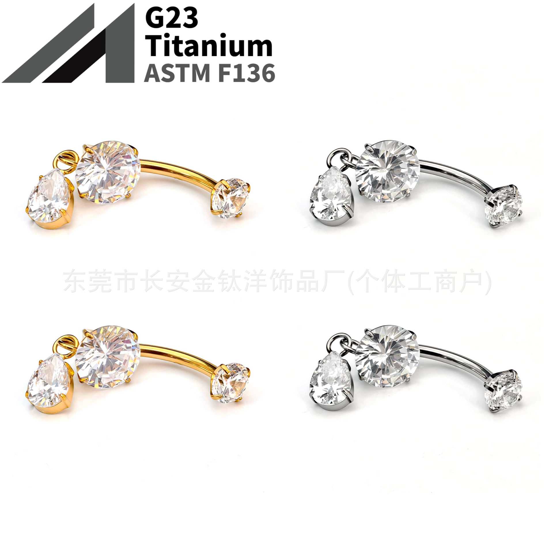 16G labret stud size and finish detail