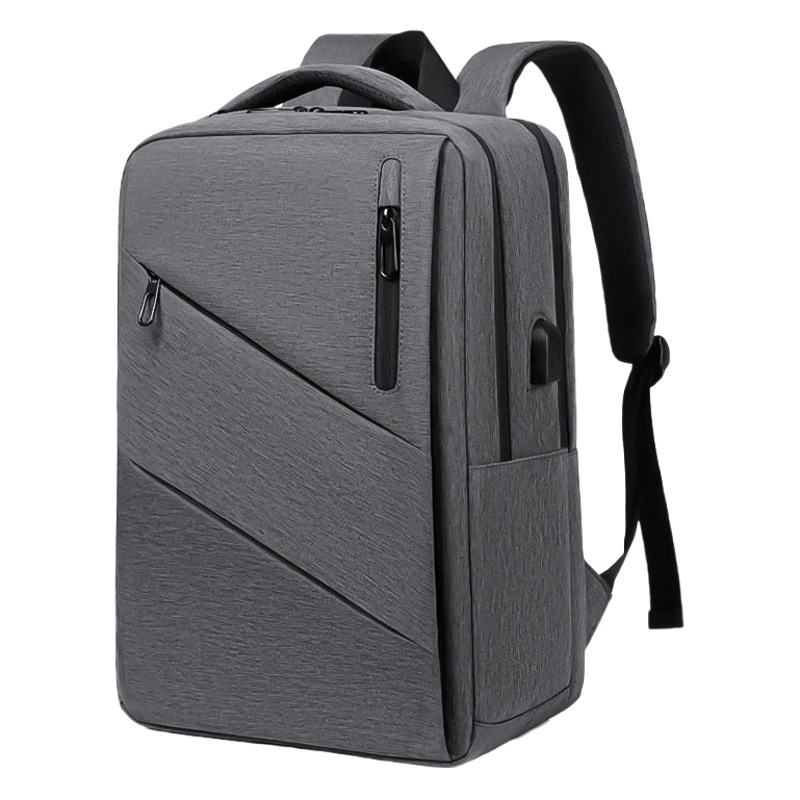Cross-Border Large-Capacity Men's Backpack, High-End Fashionable Travel Women's Backpack, Trendy Waterproof Computer Bag, Commuter School Bag