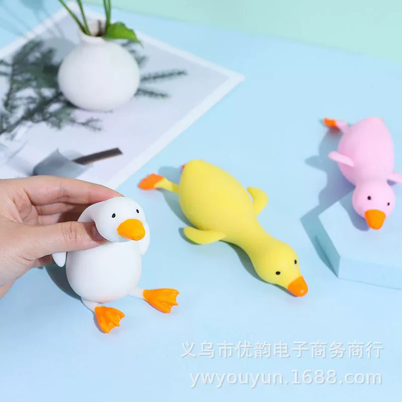 Игрушка, песок, слизь, антистресс, утка