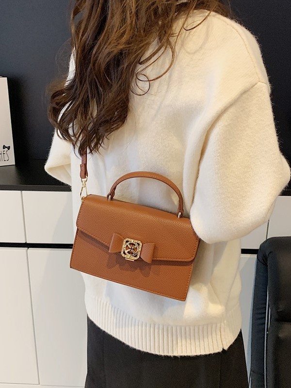 Bolso, mochila, mujer 2025, nuevo cross-border bolso de mano cuadrado, alta textura, moda, bolso de hombro retro