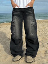 J 80070 Street Hip Hop Girl Cargo Jeans ���^Ůͯ���bѝ