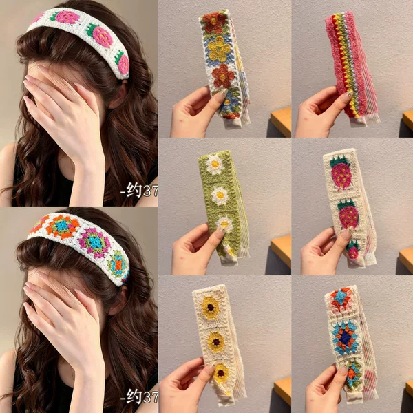 Magic tape hair band for tidying bangs and stray hair, a daily accessory for women, suitable for wearing outside and washing face, with a high-end feel