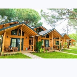 Wooden House Combination Wooden House House House Homestay Outdoor Movable Wooden Camping Style Solid Wood House Manufacturer