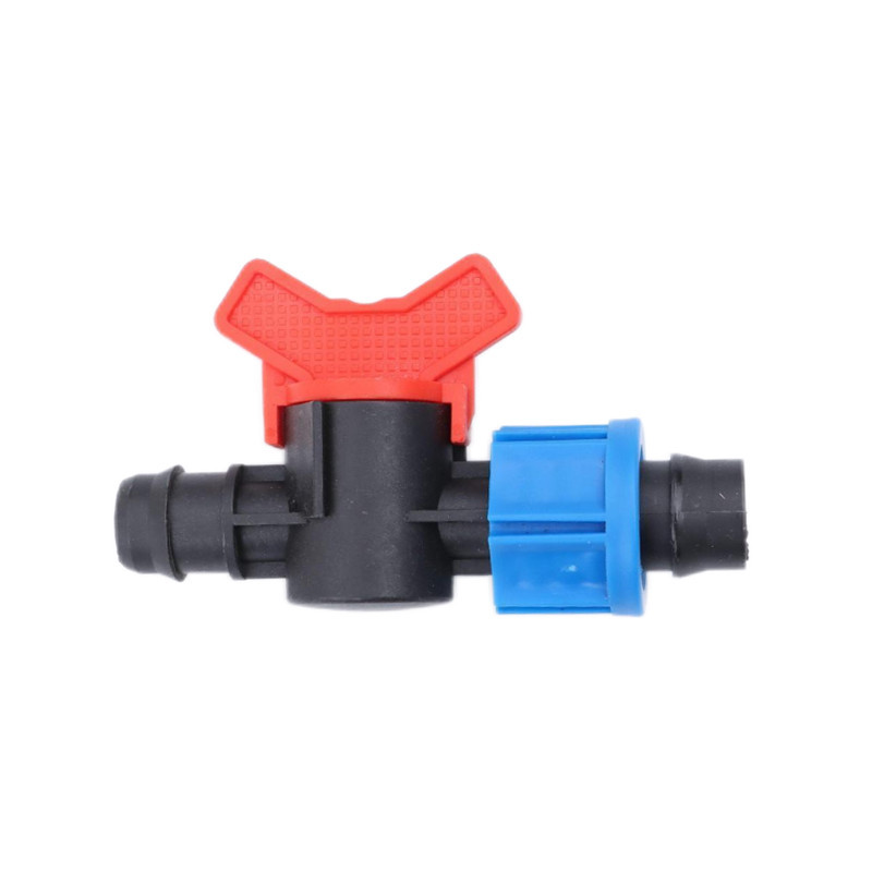 Válvula de derivación de anillo de tracción al por mayor, interruptor de riego por goteo, accesorios de tubería de agua, riego agrícola, 16 válvulas de derivación madre de bloqueo de tubería dura