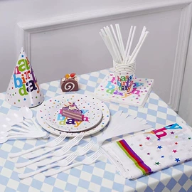 场地布置道具;吊旗/三角旗;一次性碗碟