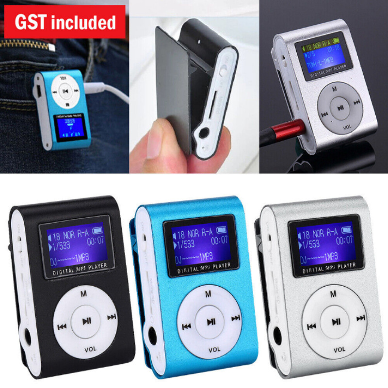 Foreign trade with screen metal clip card mp3 music player with TF card student walkman mini mp3 Foreign trade with screen metal clip card mp3 music player with TF card student walkman mini mp3