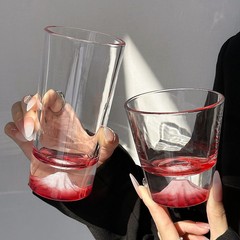 Ins風炙り紅観山杯富士山グラス女高顔値コーヒーカップ家庭用水飲みカップ