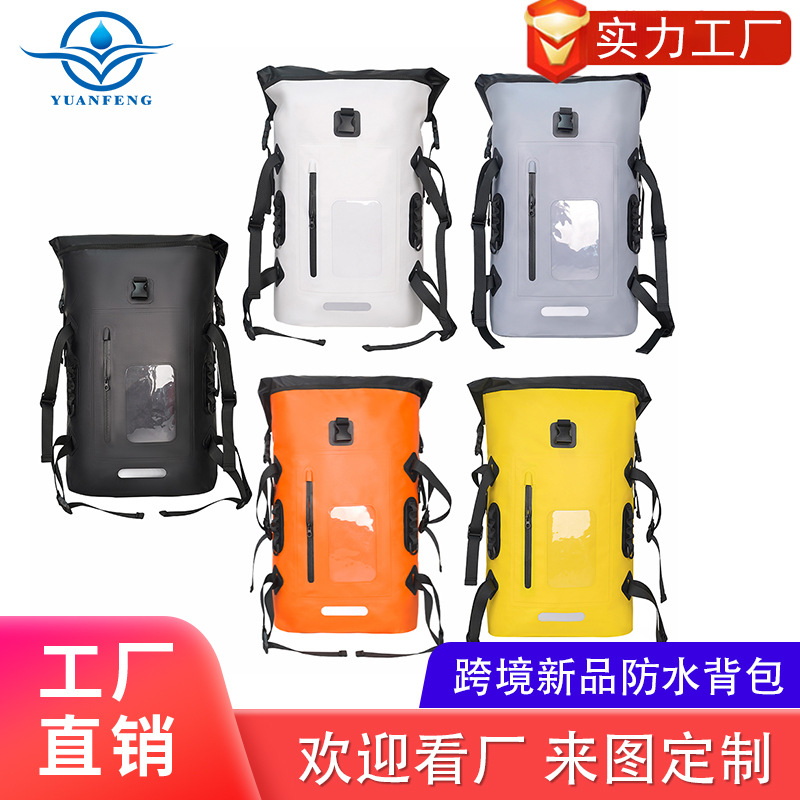 waterproof backpack PVC