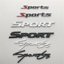 适用于SPORT运动版 改装车标sport金属3D立体车贴尾标 汽车贴标门