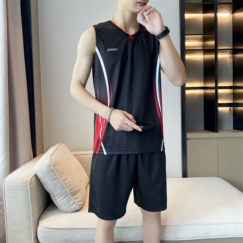 Camisas de baloncesto para hombres de verano hielo seco rápido juego camiseta de entrenamiento deportivo juego de baloncesto para hombres