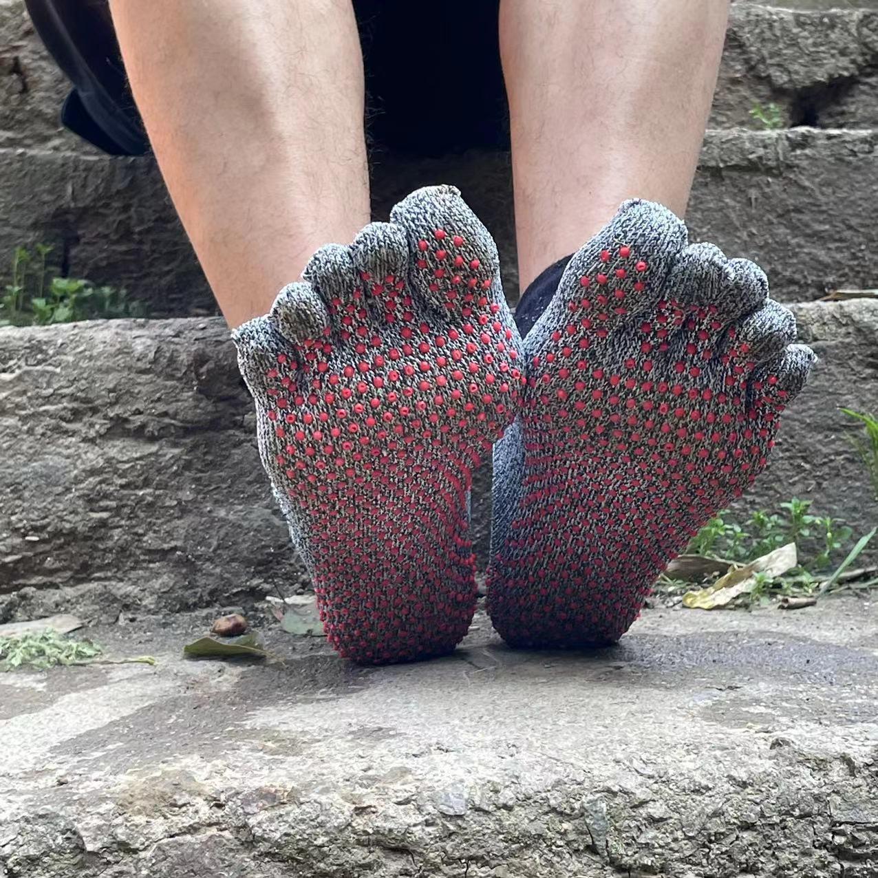 野外防护五指袜 沙滩点胶防滑袜 游泳防割袜男女通用