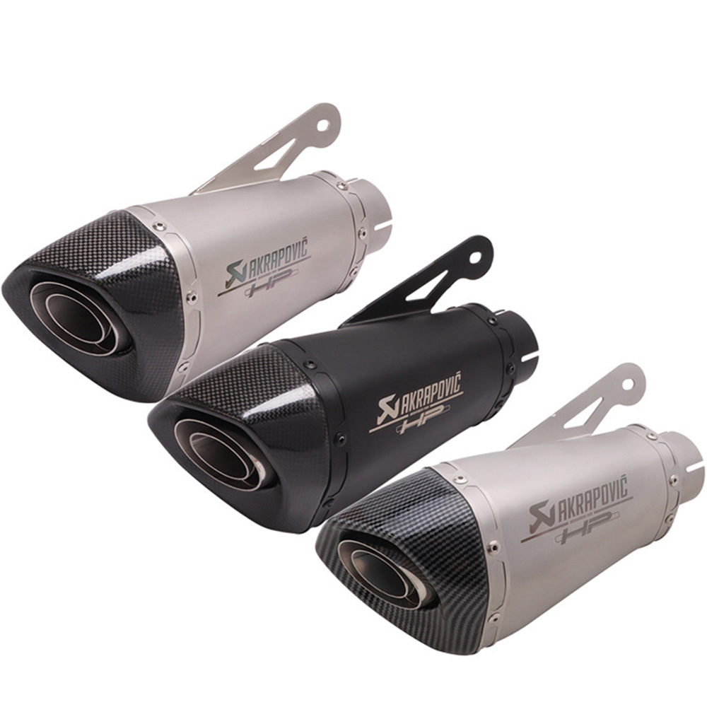 60/51mm motorcycle universal modified exhaust pipe Z900 CBR S1000RR MT07 NK250 Ducati