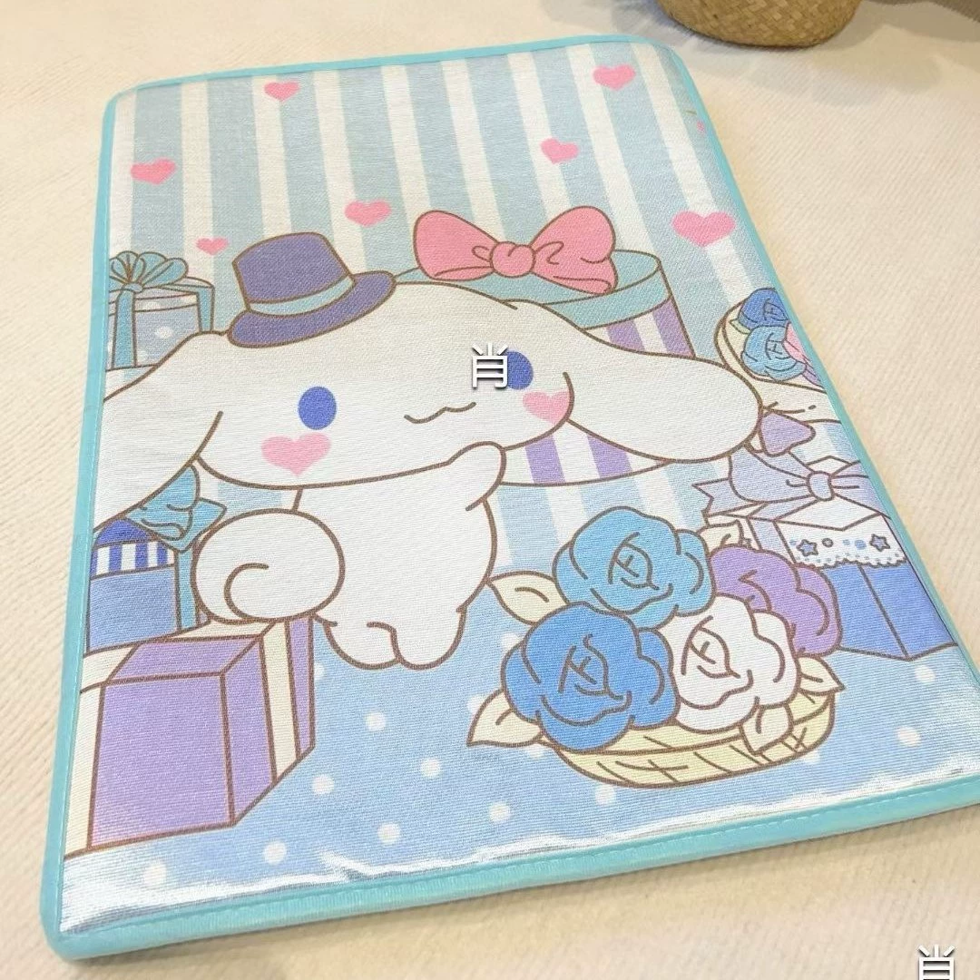 Летний коврик из ледяного шелка для домашних животных, клетчатый летний коврик из ледяного шелка для жаркой погоды, охлаждающий коврик из губки из ледяного шелка, прохладный, но не ледяной