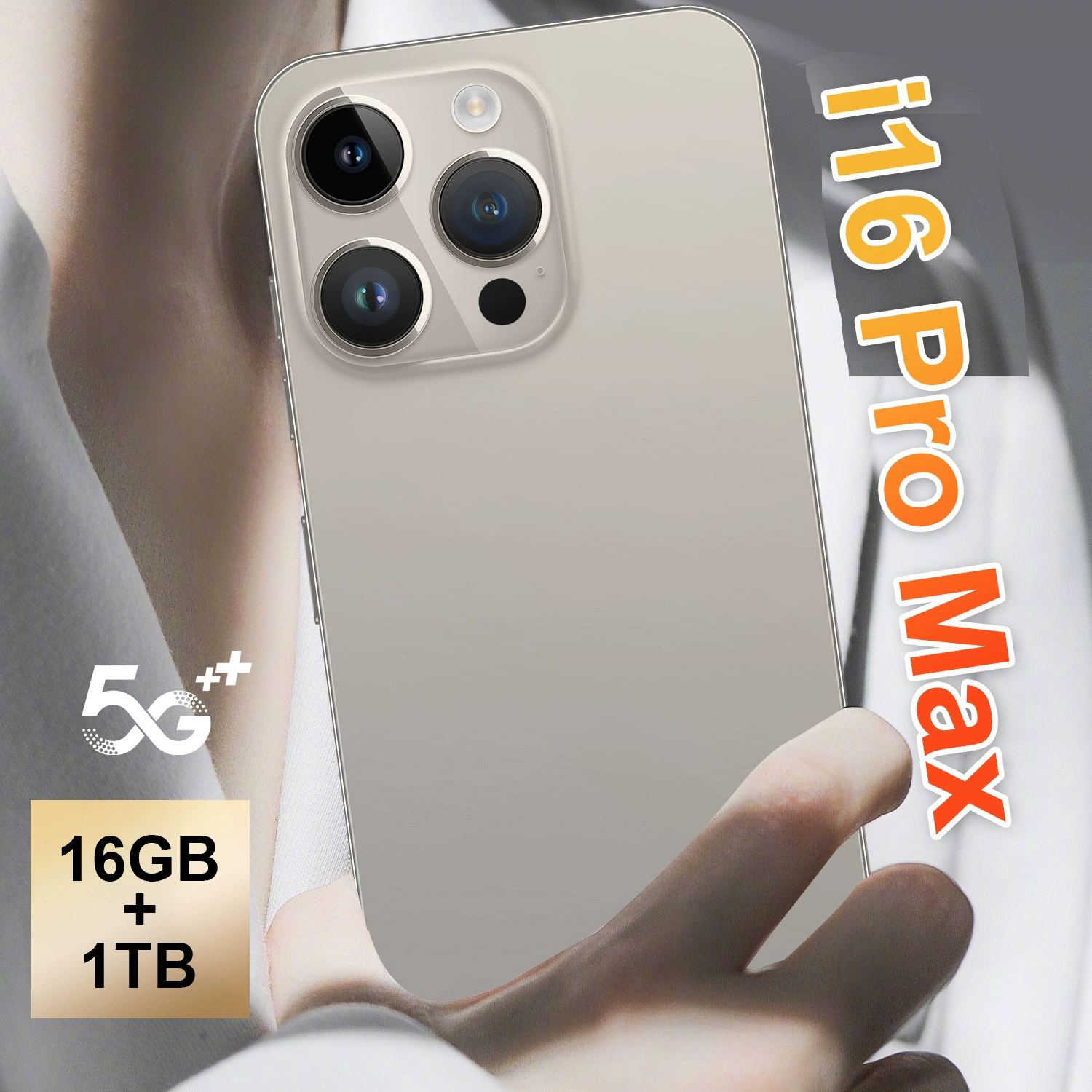 Smartphone i16 Pro Max, Intel i16 chipset, Dynamic Island, Android 8.1, regional memory variants