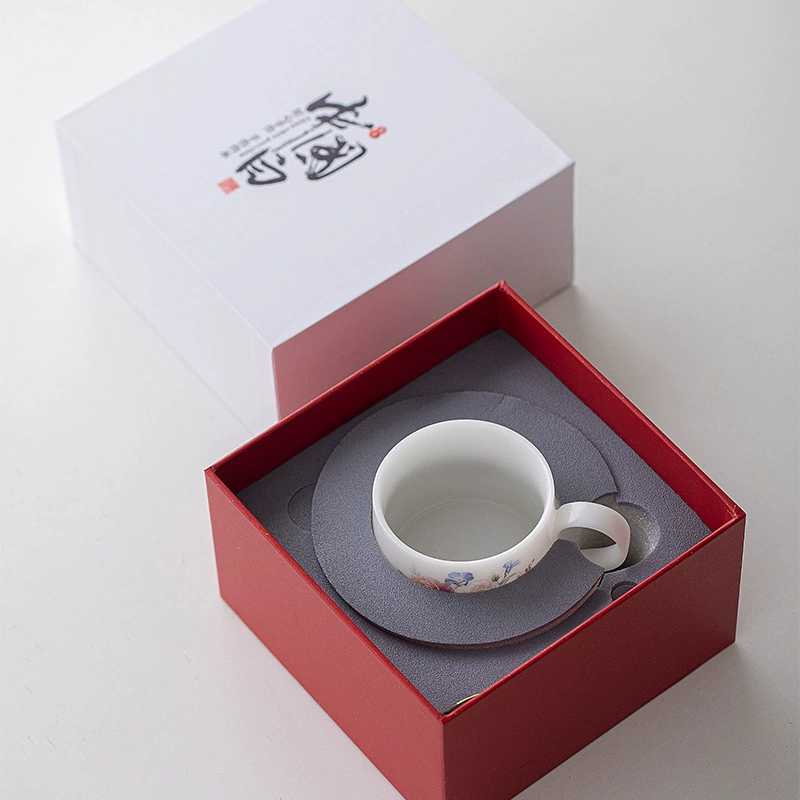 Ceramic coffee flavored tea, tea cup, ice imitation, Birthday gift