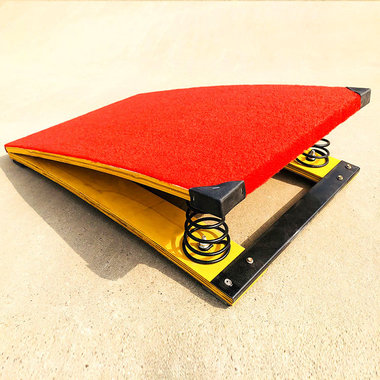 Spring springboard S type springboard springboard sports competition springboard training fitness gymnastics track and field