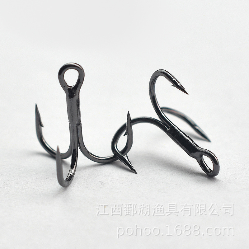 Venta caliente Luya pequeños tres ganchos de anclaje venta directa de fábrica al por mayor grandes anzuelos Qihu pesca artes boutique nuevo ph36 tres ganchos