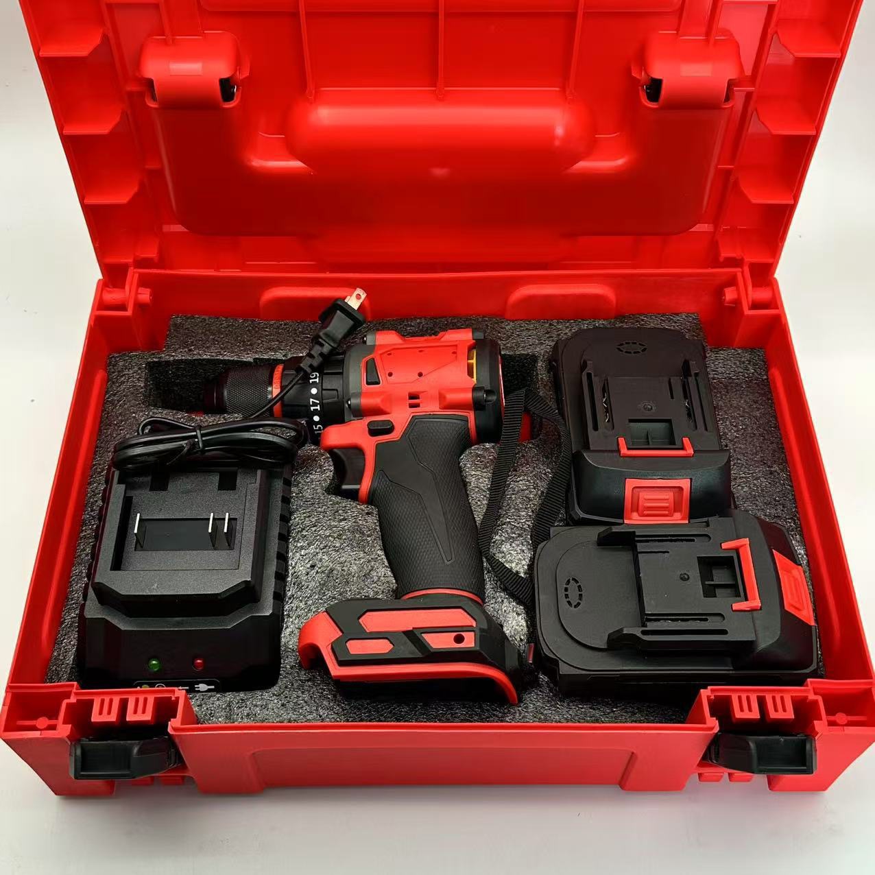 Taladro eléctrico sin escobillas Meiwoqi destornillador eléctrico recargable para el hogar con fábrica de taladro manual de impacto al por mayor transfronterizo