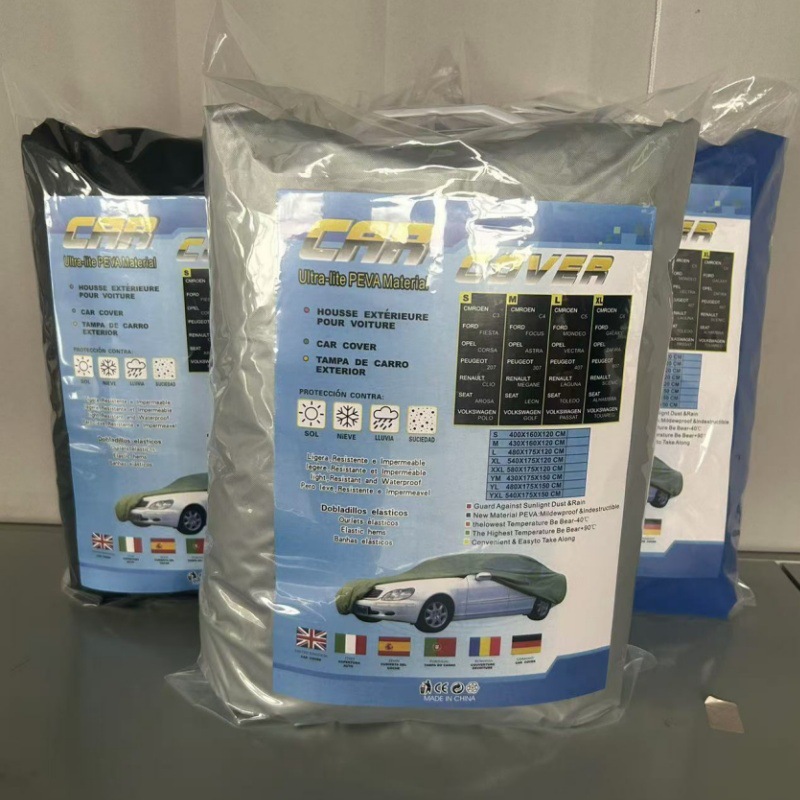 New Universal Car Cover Made of Peva, Sunshade, Rainproof, Waterproof, Sunproof, Dustproof Car Cover