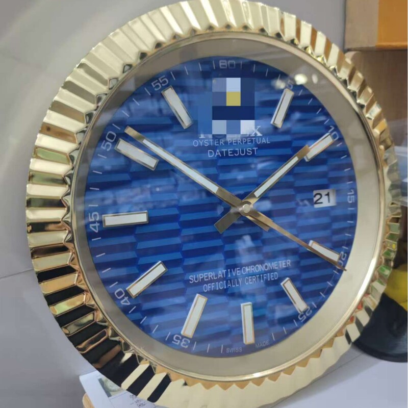 一件起批金属不锈钢夜光客厅挂钟GMT静音钟表专供出口Wall clock|undefined