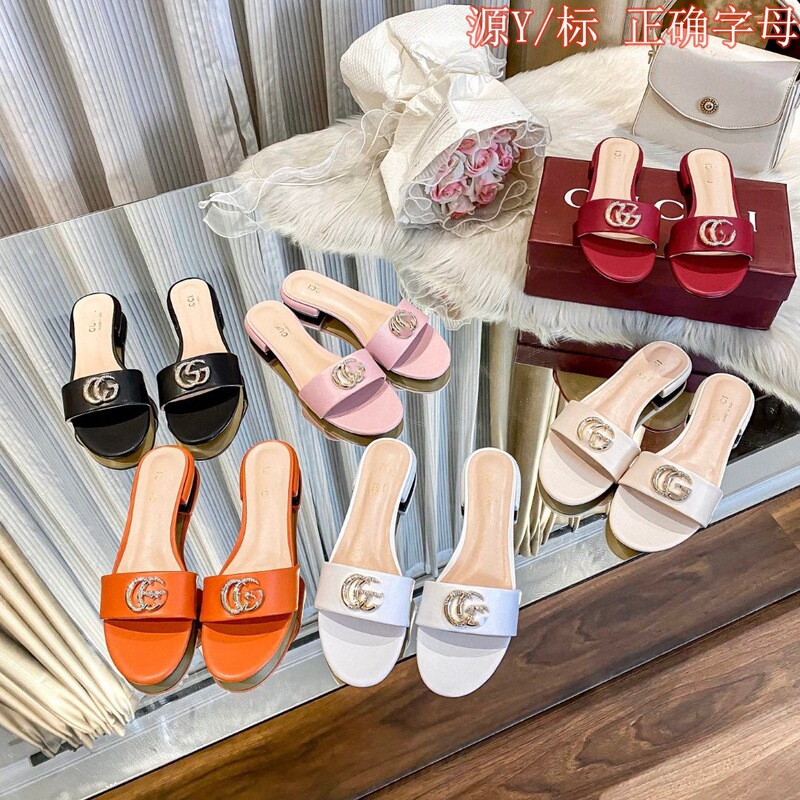 25 new foreign trade models from Europe, America, the Middle East, Dubai, the Netherlands, Singapore, and Turkey, genuine leather slide sandals with metal rhinestone buckles 25 new foreign trade models from Europe, America, the Middle East, Dubai, the Netherlands, Singapore, and Turkey, genuine leather slide sandals with metal rhinestone buckles