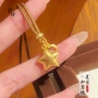 同款古法金店编织项链