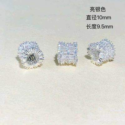 Color-Preserving Crystal Accessories Cut Out Lace Spacer Beads DIY Handmade Bracelet Necklace Beaded Accessories Jewelry