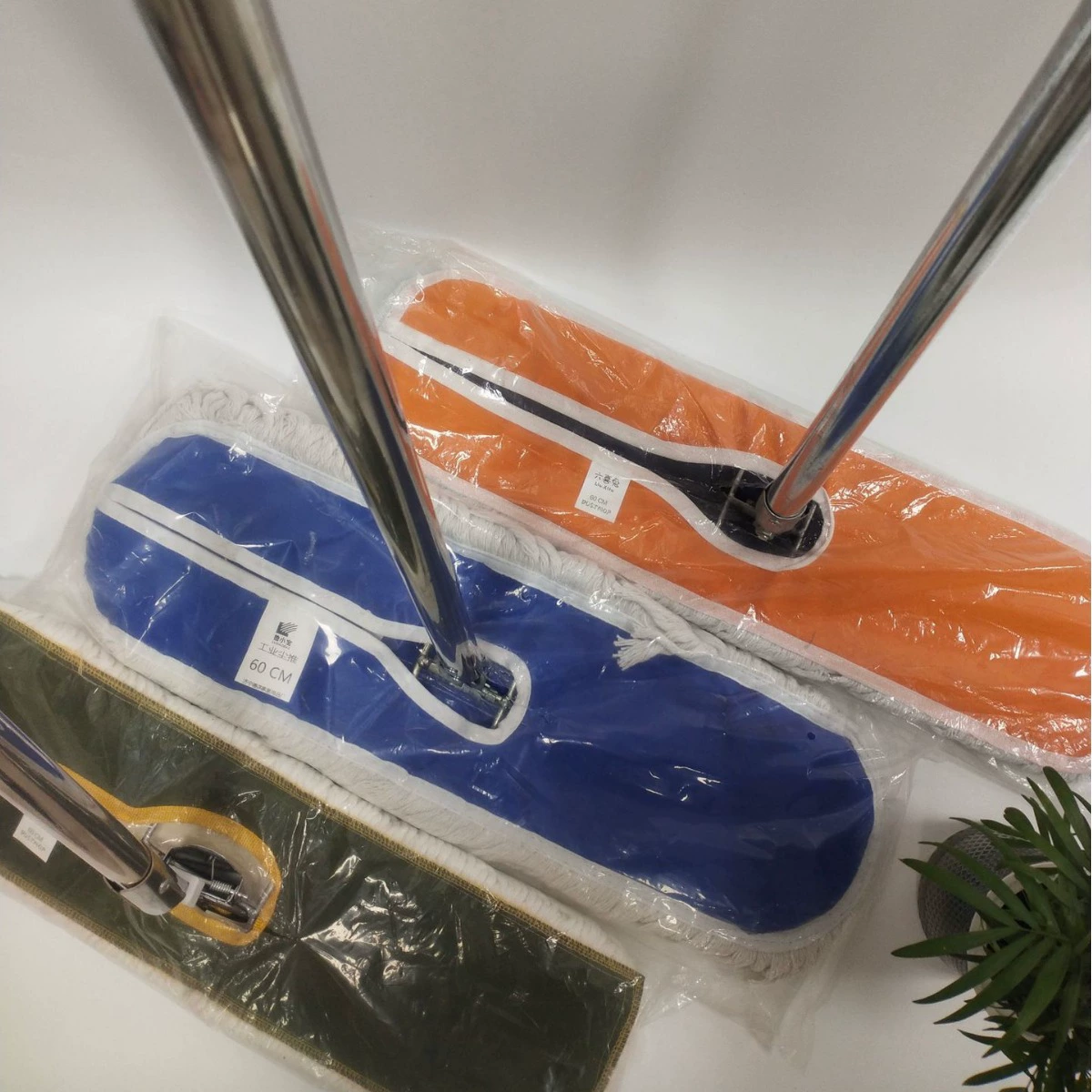 Плоская швабра для домашнего использования большая пыль толкает чистый хлопок, сухая и влажная ленивая швабра для завода