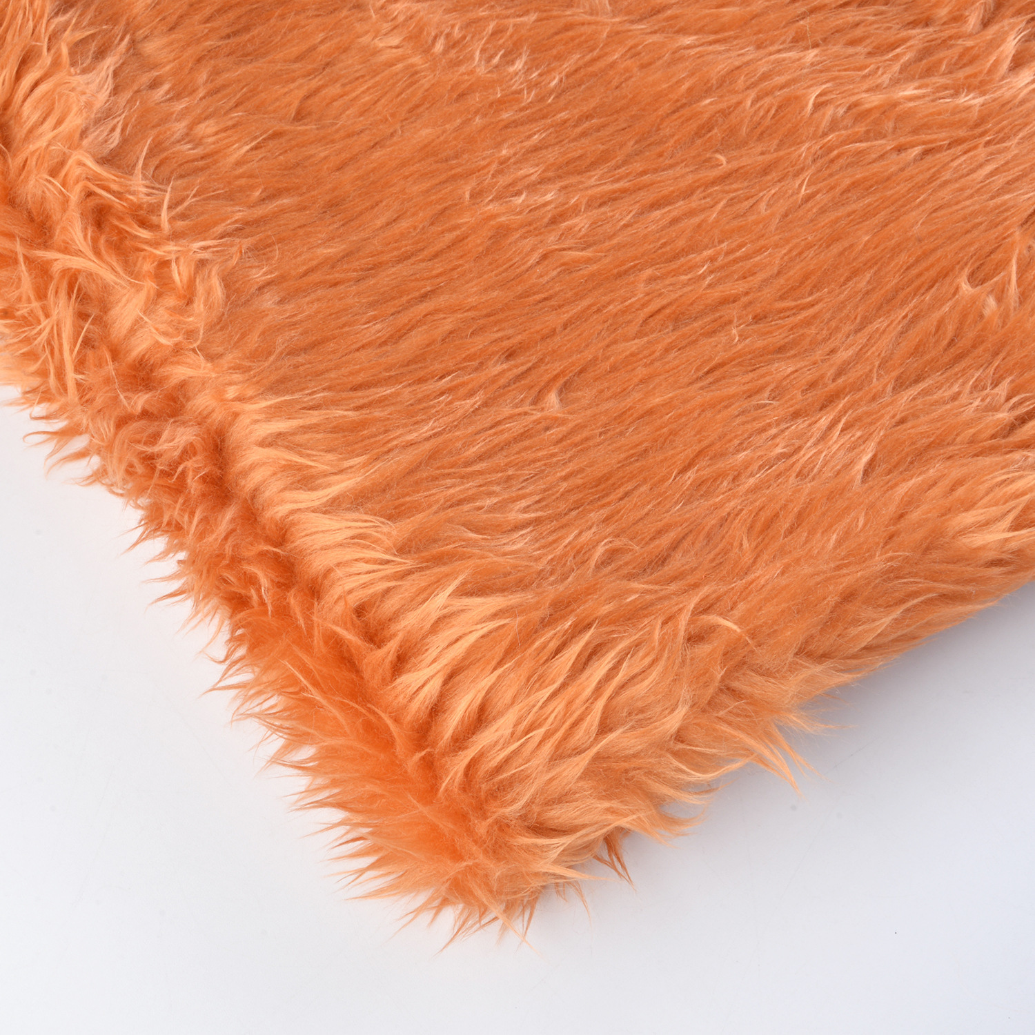 現物の3cm洗水ウサギの毛のローラー93色のおもちゃの服装の家庭用紡績の靴の材料の人造の長い毛の生えた生地の落水した毛