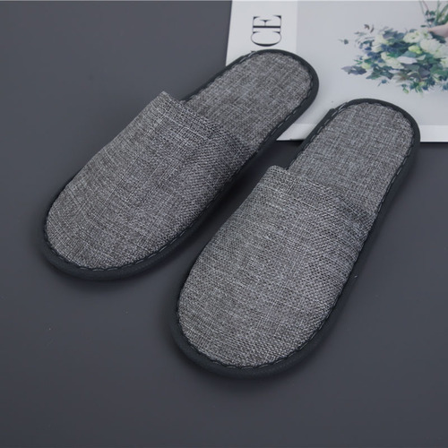 Hotel disposable slippers Summer B&B guest room hotel non-slip linen disposable slippers