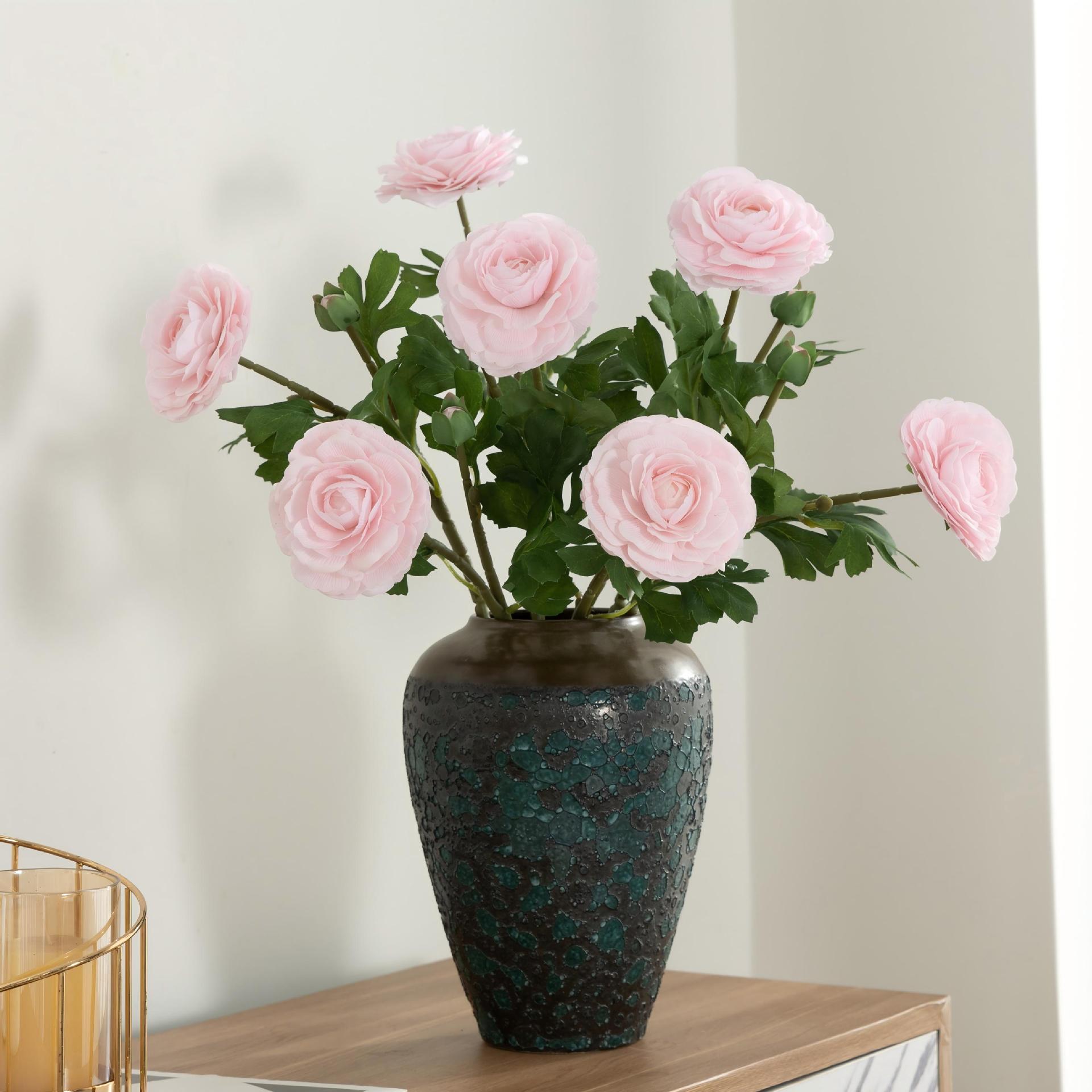 Artificial Lotus Flower with Realistic Texture, Moisturizing Effect, Fresh and Natural-Looking, Single Stem for Home Decoration, Vase Flower Arrangement, Floral Art Ornament