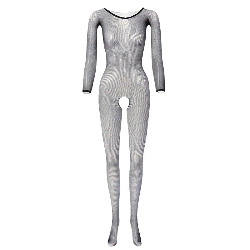 Body Sexy de Malla con Mangas Largas Modelo 7003 para Mujer image 6