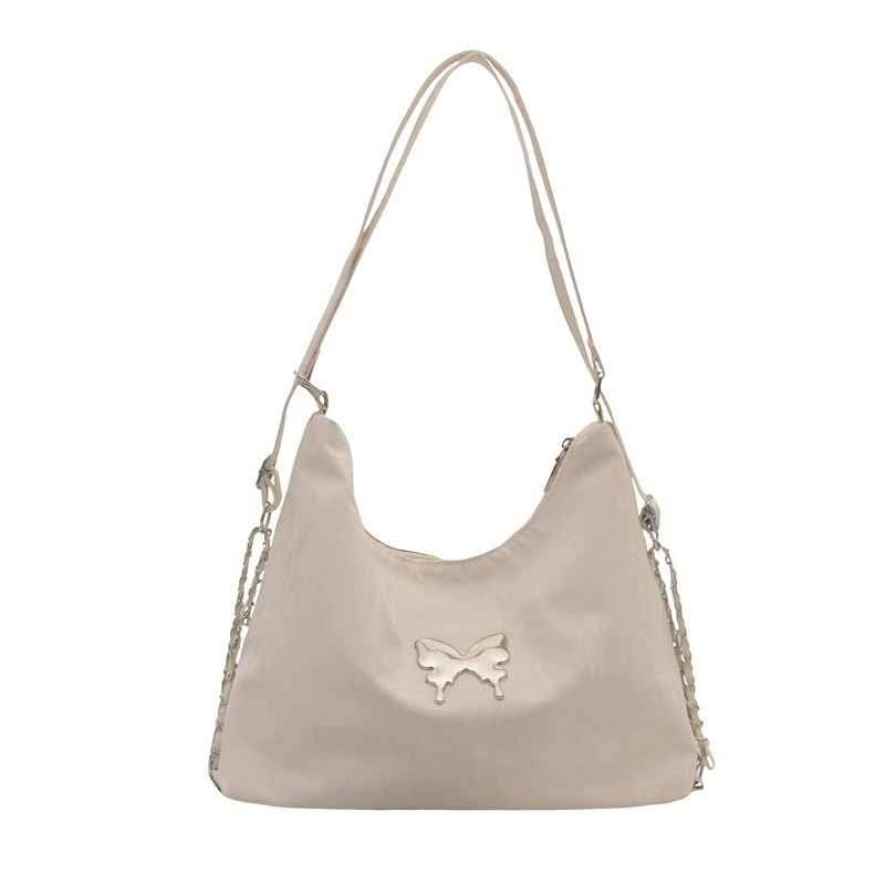 Autumn shoulder bag, capacious backpack, one-shoulder bag, western style