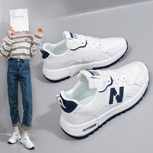 女鞋2025秋季新款学生韩版ins潮百搭字母厚底单鞋春秋休闲鞋5165