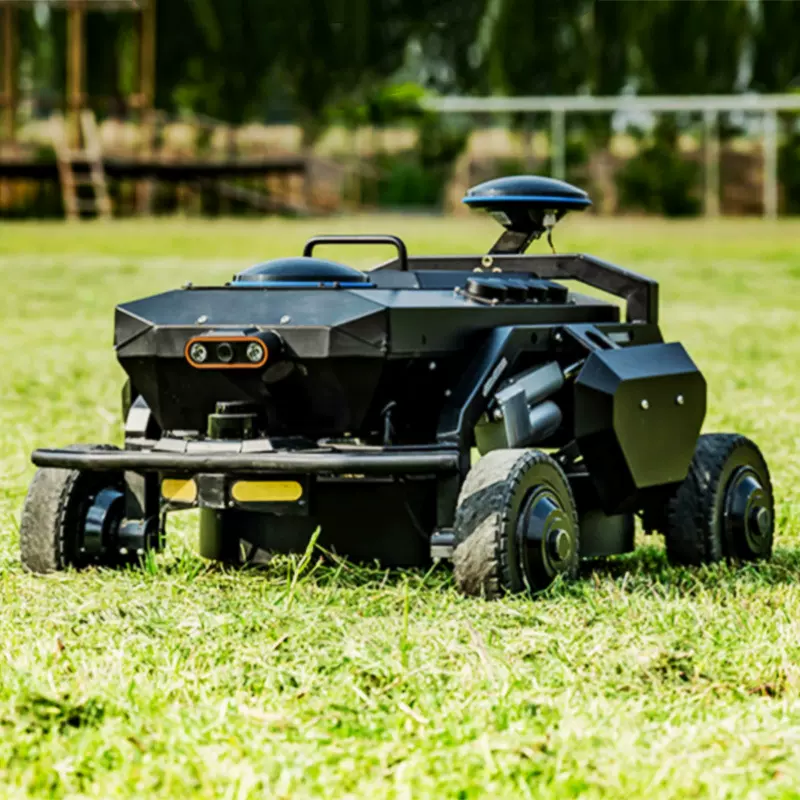 机器人电动割草机 无线遥控 自动避障 园林草坪智能维护设备