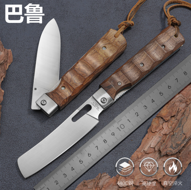 工厂直销家用小菜刀锋利水果刀户外露营折叠刀登山刀求生便携小刀