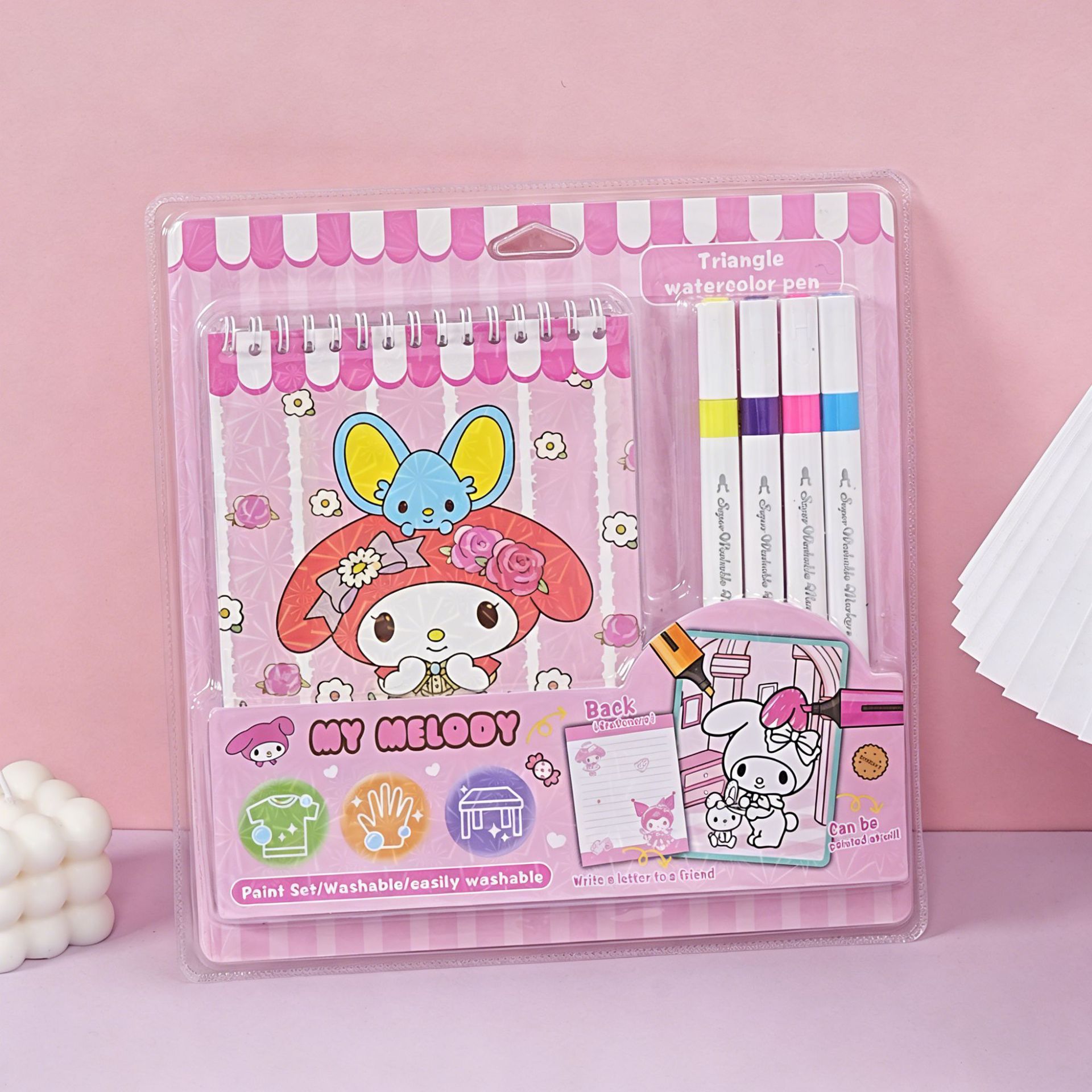 Libro para Colorear Infantil de Papel para Dibujo y Fiestas Temáticas