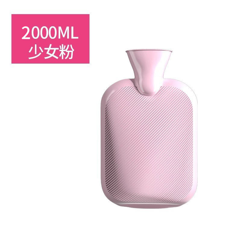 Fábrica directa bolsa de agua caliente inyección de agua caliente estómago caliente bolsa de agua caliente mano caliente para estudiantes estómago pelusa compresas calientes de silicona