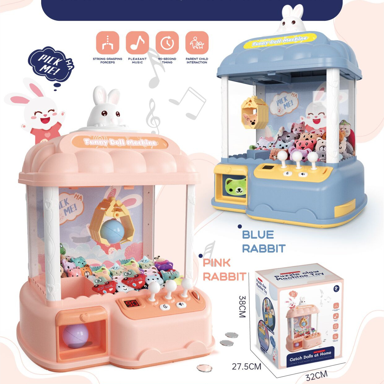 Tiktok mismo estilo muñeca clip de juguete pequeño clip eléctrico muñeca torcer máquina mini muñeca para niños máquina de captura